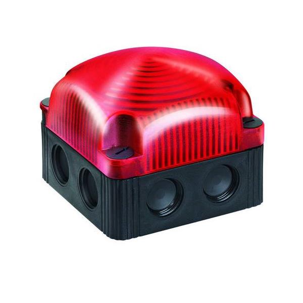 853.110.55 Werma  LED Beacon 853  24vDC 1:RED Double Flash IP66/67 Base Mount